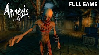 Amnesia Justine FULL Game Walkthrough Good Ending Save Everyone [upl. by Aiciles]