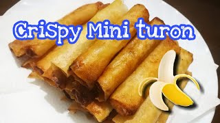 How to make Mini turon with Langka  Quick and Easy recipe  Howtomaketuron minituron [upl. by Trabue]