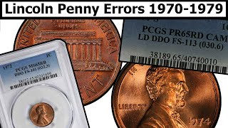 19701979 Lincoln Penny Errors amp Varieties Complete Guide  Values amp Clear Explanation [upl. by Sihtam]