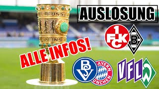 DFB Pokal Auslosung 2122 ALLE INFOS  die spannendsten Spiele🏆  1 Runde DFB Pokal [upl. by Terrell494]