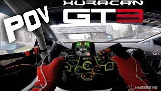 Lamborghini Huracan GT3 POV Helmetcam OnBoard at Monza Circuit with Federico Leo  LOUD V10 Sounds [upl. by Sineray]