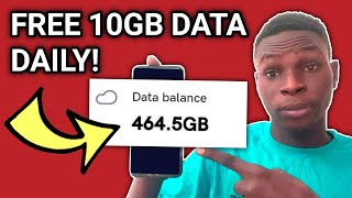 Get Free 10GB Data Daily in Nigeria Without Buying All Network MTN AIRTEL GLO 9MOBILE [upl. by Martainn]