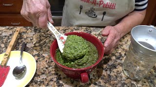 Italian Grandma Makes Fresh Basil Pesto [upl. by Magee450]