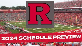 Rutgers 2024 College Football Schedule PreviewProjected Record [upl. by Anovahs]