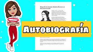 ✅LA AUTOBIOGRAFIA ¿Qué es ¿Cómo se hace TUTORIAL COMPLETO [upl. by Llednahs]