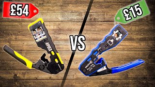 Cheap vs Expensive RJ45 Crimping 😳 Tool Battle [upl. by Enial]