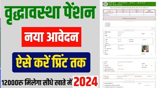 bridha pension online kaise karenvridha pension online apply 2024A2ZBANDANA [upl. by Tobe844]