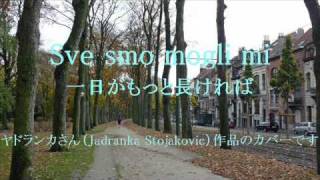 Sve smo mogli mi 一日がもっと長ければ Jadranka Stojakovic作品 cover [upl. by Antone]