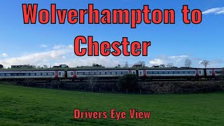 Wolverhampton to Chester  DRIVERS EYE VIEW [upl. by Refannej]