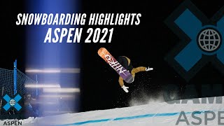 BEST OF SNOWBOARDING  X Games Aspen 2021 [upl. by Notyad762]