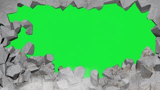 REALISTIC TOP 5 Wall Collapse Green Screen  Sound Effect Included  by Green Pedia [upl. by Strohl256]