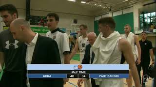 ABA Liga 201819 highlights Round 4 Krka  Partizan NIS 20102018 [upl. by Oneil]