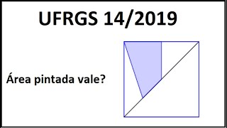 UFRGS 2019  Questão 14 [upl. by Einaled]