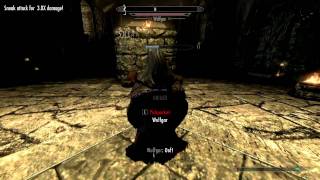 Skyrim Exploit  Max out sneak stats and your level INFINITE EXP [upl. by Gilemette975]