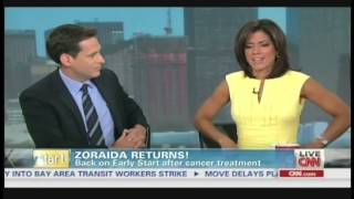 Zoraida Sambolin returns after recovering from breast cancer on quotEarly Startquot August 5 2013 [upl. by Johnsson585]