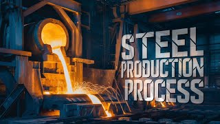 Steel Factory Steel Production Steel Making Process How its Made [upl. by Braynard527]