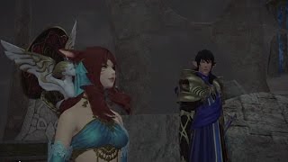 Final Fantasy XIV  Aymerics Negotiation with Hraesvelgr [upl. by Eneluqcaj996]