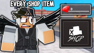 I Bought Every Shop Item in Knife Ability Test Roblox KAT [upl. by Elery]