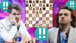 Hans Niemann vs Magnus Carlsen chess game 302 [upl. by Anole]