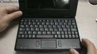 2GB HD 7quot Mini Netbook Laptop Notebook WIFI Windows CE601 Review [upl. by Ylrbmik]