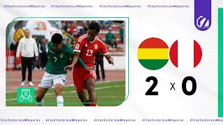 BOLIVIA vs PERÚ 20  RESUMEN Y GOLES DEL PARTIDO  FECHA 5  CLASIFICATORIAS 2026 🇧🇴⚽🇵🇪 [upl. by Sherborne]