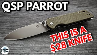 QSP Parrot Folding Knife  Overview and Review [upl. by Ardnaek]