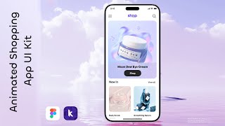 Create a Stunning Animated Shopping App UI in Kodular 2024  Free aia file  UI Design Tutorial [upl. by Leshia]