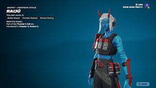 NEW Raiju Skin The Dragon Storm  Fortnite Chapter 6 Season 2 [upl. by Allimrac]