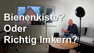 Wahl der Beute Bienenkiste oder richtig Imkern [upl. by Idnam]