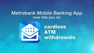 Metrobank Cardless Withdrawal [upl. by Anahpos]