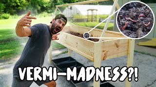 How to build the ULTIMATE WORM BIN A continuous flow through VERMICOMPOSTING SYSTEM [upl. by Aicertap194]