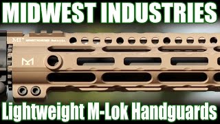 Midwest Industries FDE Lightweight Slim MLOK Handguards [upl. by Beore]