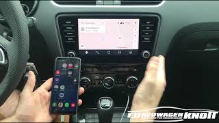 Tutorial  Android Auto App Konfiguration  Skoda Octavia [upl. by Auqinimod104]