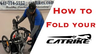 How To Fold A CATRIKE Trail  559  Dumont [upl. by Othe]