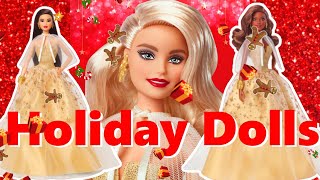 Holiday Barbie 2023 Dolls 35th Anniversary Edition GORGEOUS DOLLS [upl. by Sulohcin697]