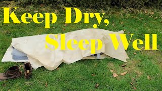 How to Make an Oilskin Ground Cover and Bedroll [upl. by Jone705]