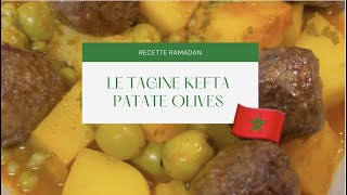 RECETTE RAMADAN 🌙 TAGINE DE KEFTA 🇲🇦 Recette facile en moins de 30 min  ❤️ [upl. by Madlen]