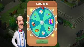 Gardenscapes Level 25 and Lucky Spin in the end [upl. by Sollie]