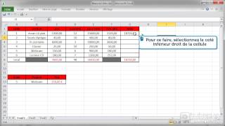 Comment appliquer une formule à plusieurs lignes et colonnes avec Excel 2010 [upl. by Brittan]