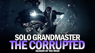 Solo Grandmaster Nightfall  The Corrupted In 25 Mins  Stasis Hunter Destiny 2 [upl. by Sahc26]