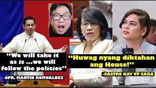 HUWAG NYANG DIKTAHAN ANG HOUSE CASTRO HOR SUSUNOD SA PANGULO [upl. by Limann]