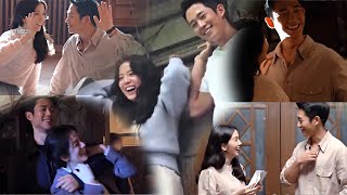 3 minutes of jung hae in smilinglaughing because of jisoo snowdrop behind the scenes [upl. by Haig]