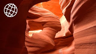 Antelope Canyon Arizona USA Amazing Places 4K [upl. by Adlog]