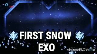 FIRST SNOW  EXO LYRIC ROMINDO SUB INDO TERJEMAHAN INDO [upl. by Georgeta]