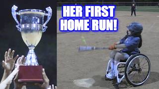 HER FIRST HOME RUN CAME IN THE CHAMPIONSHIP GAME  OnSeason Softball Series [upl. by Novanod]