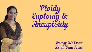 Ploidy Euploidy amp Aneuploidy easy tricks to remember [upl. by Anneuq882]