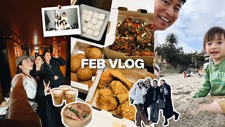 FEB VLOG｜Part 1 妈妈放风首尔girls trip🇰🇷爸爸独立带娃的一周双视角👀 牛血肠汤饭｜BHC炸鸡外卖🍗 亚洲第八咖啡厅｜干巴酸奶｜伦敦贝果博物馆🥯 [upl. by Emmott]