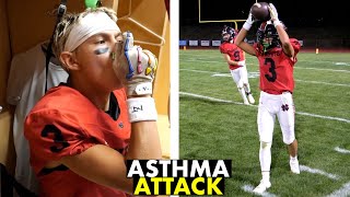 ASTHMA ATTACK DURING FOOTBALL GAME 🏈 [upl. by Anelram]