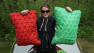 The Compressible Pillow by ThermaRest Review [upl. by Euginomod561]