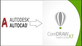 HOW TO CONVERT AUTOCAD TO CORELDRAW [upl. by Enenaj565]